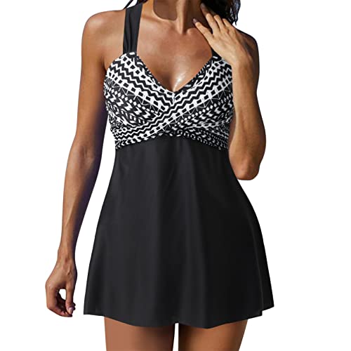 Maillot de bain femme 2 pièces avec short garçon et soutien-gorge sport