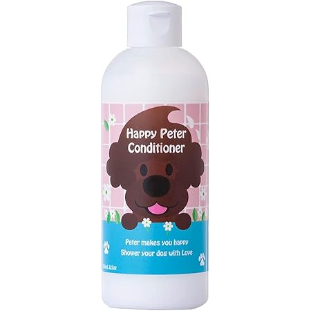 Amazon ハッピーピーター 犬用 低刺激 リンス コンディショナー 250ml オーガニック 子犬も使える 舐めても安心 プロのトリマーさんも愛用 ハッピーピーター リンス 通販