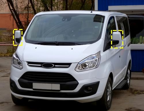 Capuchons de rétroviseurs pour Ford Transit Custom V362 2012-2020 coques gauche droite