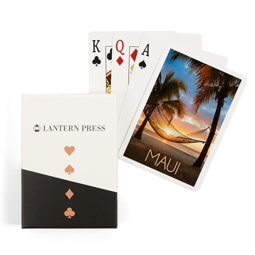Lantern Press Maui Hawaii Baraja 52 Cartas Póker