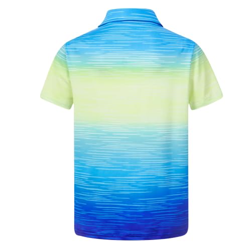 westwolf Boys Hawaiian Polo Shirt Golf Clothes Sea Wave 5-6 Years - image 2