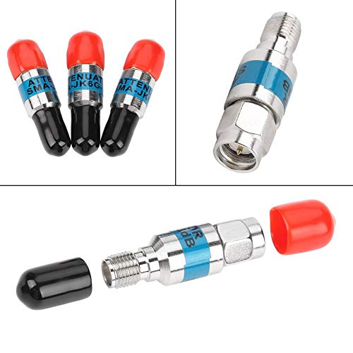 Garosa 3pcs Attenuator SMA-JK Male to Female RF Coaxial Attenuator 2W 6GHz 50Ω 1-30dB Connectors RF Coaxial DC Block Fixed Attenuation RF Coaxial Attenuator(20db),Electronic Components - Image 2