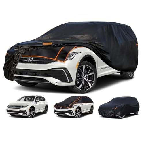 Kayme Hail Protector Car Cover Custom Fit for Ford Bronco 4 Door SUV, Anti Hail Blanket with Multilayer Thickened Design, Hail Proof & All Weather Outdoor Waterproof Full Car Cover for Hail