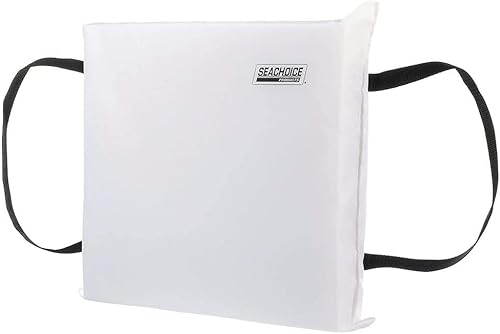 Miniatura 4 de Seachoice Cojín de flotación de espuma marina de emergencia, cuadrado, 15 pulgadas x 15 pulgadas, color blanco