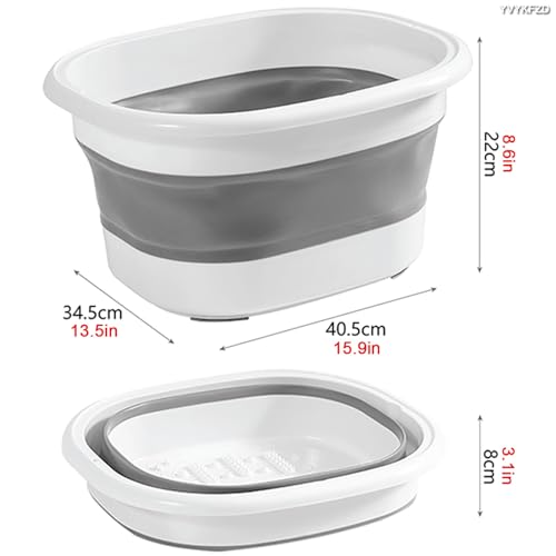 Masajeador para pies YVYKFZD plegable Spa portátil miniatura 2