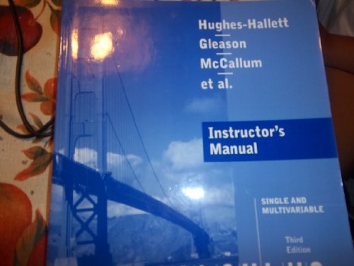 Calculus, Single and Multivariable, Instructor'... 0471441880 Book Cover