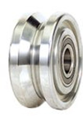 4" x 1-3/4" (MVG4040-5/8) Mighty V-Groove Steel Wheel, 3000 lb Capacity, 5/8" Bore