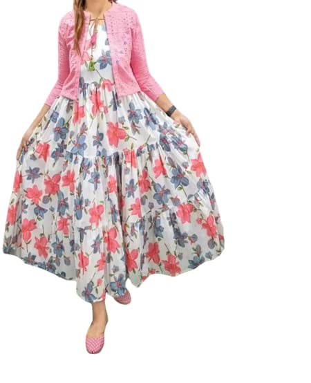 MANRANGI Women Trandy Suit || Tradional Suit for Women || Kurta Set for Women || Anarkali Kurta with Jacket - Review, Price and Buying Guide