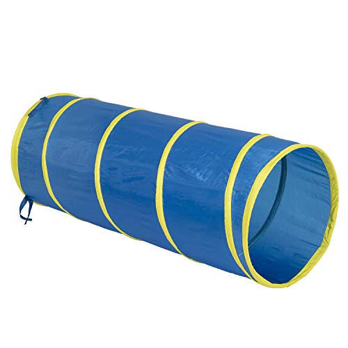 Pacific Play Tents 20414 Kids Hide-Me Dome Tent And Crawl Tunnel Combo For Indoor/Outdoor Play Red/Yellow/Blue #TOP6