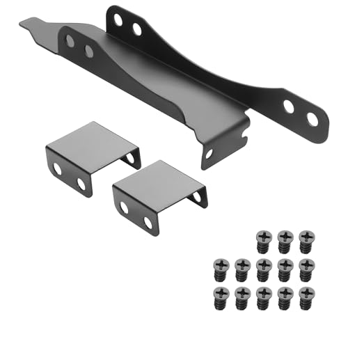 YAODHAOD Support pour double ventilateur PCI - 9 cm/12 cm - Support pour radiateur d'ordinateur - Support de carte graphique (double support)