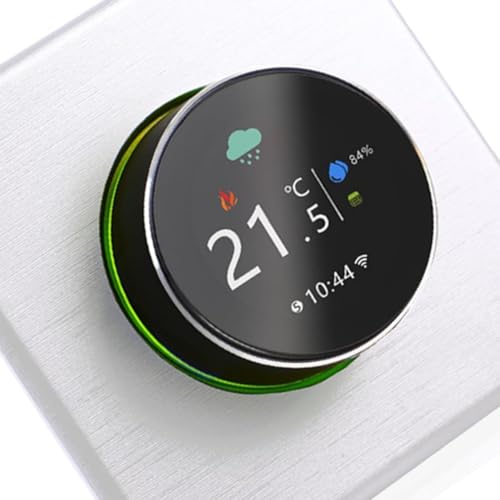 Thermostat de chauffage au sol électrique réglable avec interrupteur mural - 7