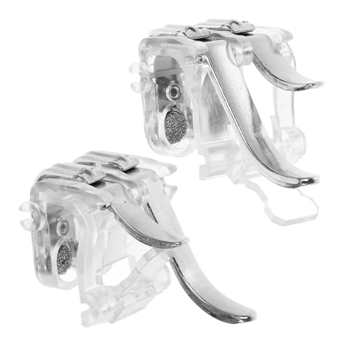 KONTONTY 1Pair Gaming Trigger Controllers for Mobile Phones Lightweight and Durable Design Enhances Shooting Compatible with Various Phone Models Easy Setup for Mobile
