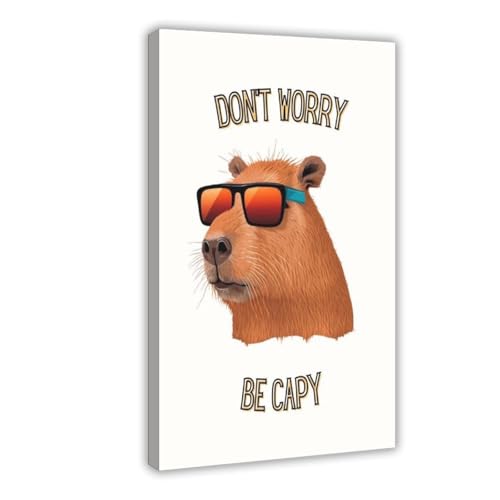 Déco murale capybara originale pour personnaliser un studio ou un bureau