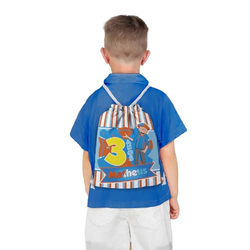 Mochilinha Bag Infantil Personalizado com Nome e Idade Personagem Blipp (Mochilinha 20x30, Unidades, 10)