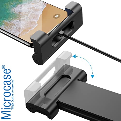 Microcase Araç İçi Koltuk Arkası Uzayan Başlıklı Tablet Telefon Tutucu Siyah-Kırmızı - AL2899