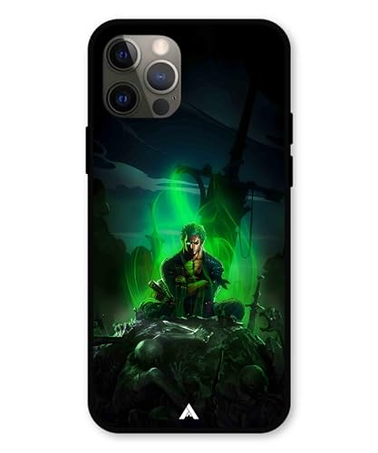 Image of Premium Anime 1 Case for iPhone 12 Pro (Glossy Finish) Soft-Touch Metal TPU Back Cover, Shockproof, Designer, Aesthetic Mobile Phone Case