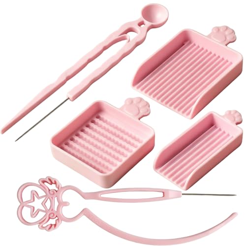 Toosunny 2.6mm Fuse Bead Single Needle Tweezer Aligner Tray Fuse Beads Picking Tray Kit 2 Pcs Fuse Bead Pen and 3 Pcs High Efficient Fuse Beads Picking Trays for Melty Beads Crafting Arts Crafts