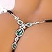 Eyraevor Women Crystal G-string Thong Rhinestone Panties Underpants Body Jewerly Underwear With Hip Chain