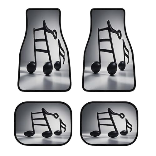 Tapis de sol voiture motif musique | Fini les tapis usés et glissants