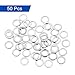 uxcell 50 Pcs M4 Flat Washer, 4x7x0.8mm Thickened 304 Stainless Steel Flat Spacers for Screw, Bolt, Automotive, Industrial Machinery