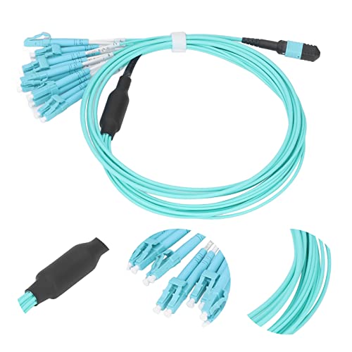 Jumper de Fibra, Cabo de Remendo de Fibra óptica LC, Plugue Multimodo de 10 Gigabit, Resistente a Ba