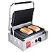 Valgus Griglia a contatto con pressa per panini antiaderente professionale in acciaio inossidabile 1800W Piastra grande per panini con controllo della temperatura e vassoio raccogligocce rimovibile