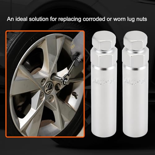 Image of CASOMAN 2-Piece 10 Spline Lug Nut Key, Wheel Lock Removal Tool Kit for Easy Removing and Installing Aftermarket & Factory Wheel Tire Lug Nuts, CR-V Steel