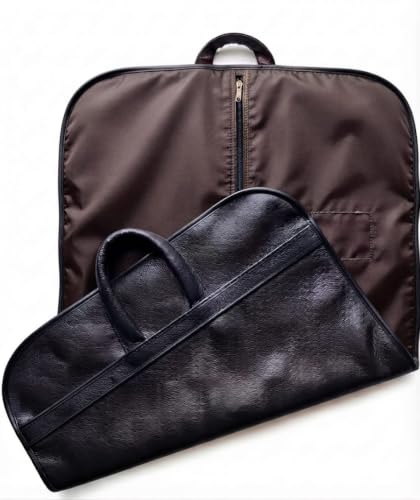 Image of Covers India Blazer & Coat Cover | Leather Look Garment Cover | Dustproof & Water-Resistant Storage Bag for Suits, Jackets & Coats | 96 x 60 cm | Durable Travel & Wardrobe Organizer (4)