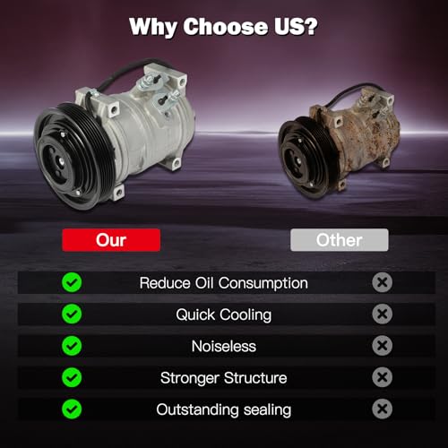 Image of Air Conditioning Compressor Fit for Chrysler Voyager for Dodge Caravan 2.4L