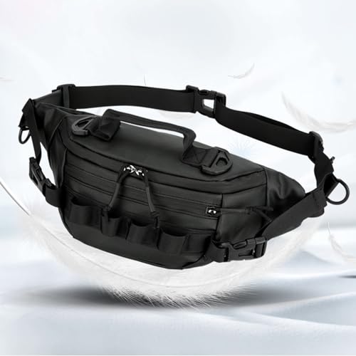 Fecadou Pochete de pesca, pochete de pesca com mosca - Bolsa impermeável para equipamento de pesca c