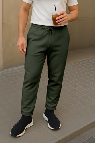 Image of FTX Men Solid Regular Fit Fleece Pack of 1 Track Pant