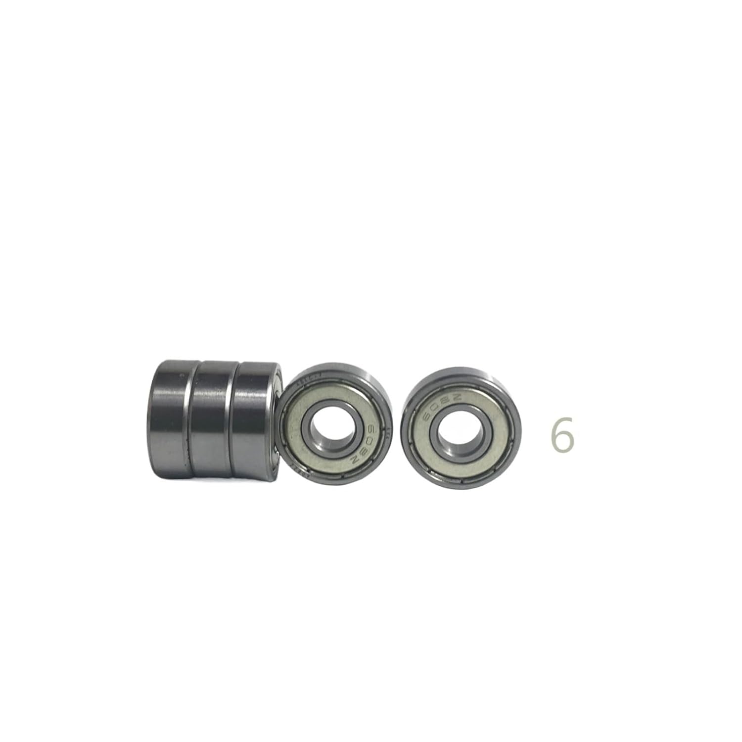 10 Pieces Ball Bearings 608zz 623zz 624zz 625zz 635zz 626zz 688zz 3D Printer Parts deep Groove Flange Pulley(608zz)