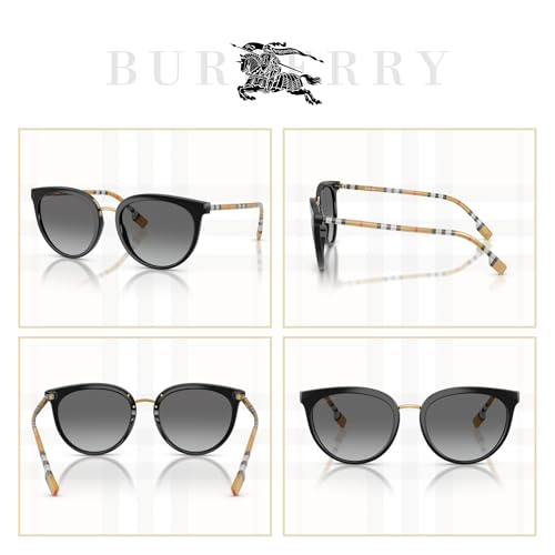 BURBERRY Willow BE4316 Gradient Round Sunglasses for Women +BUNDLE with ACCESSORY EYEWEAR KIT3