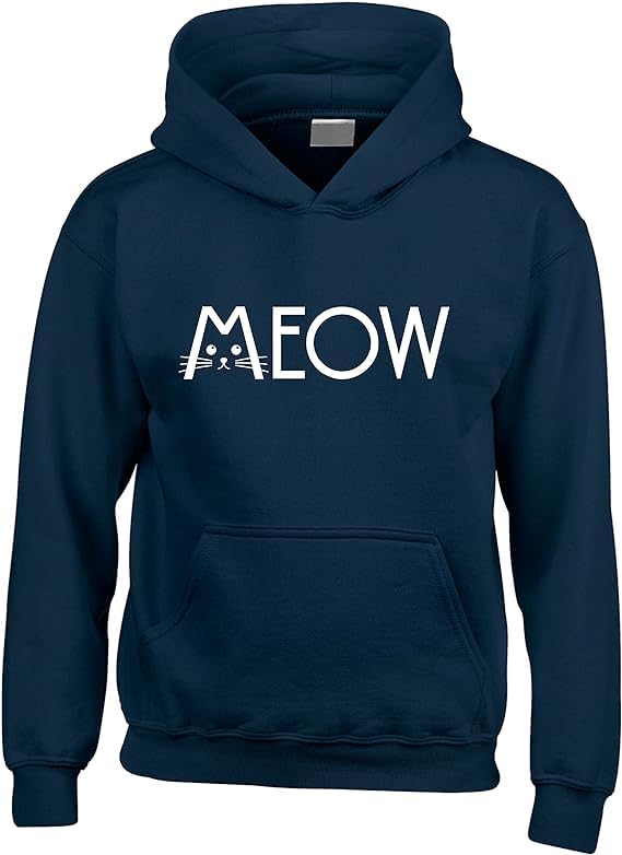 Sweat à capuche Meow Cat idéal pour vos moments de détente à la maison en taille S/M