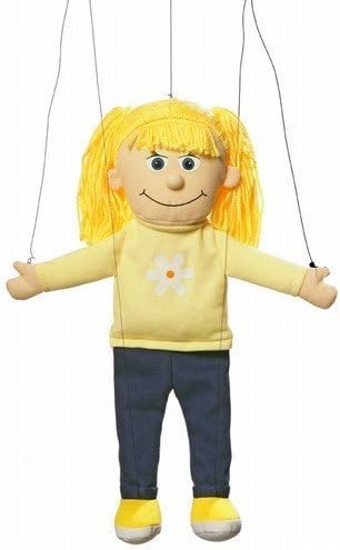 Silly Puppets Katie Peach Girl Marionette String Puppet