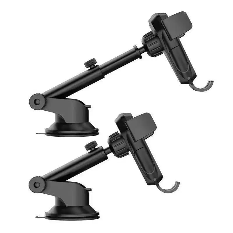 Image of Car Mobile Holder with One Click Technology and Quick Release Button,360 Rotation, Strong Suction Cup for Windshield & Dashboard Mobile Holder for car Compatible with All Smart Phones