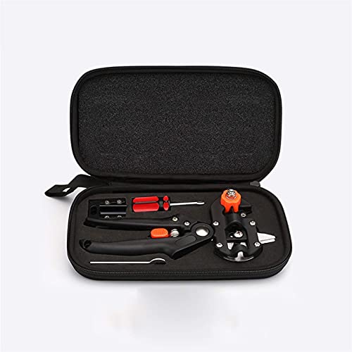 Professional Gardening Tools Garden Grafting Tools Farming Shears Tree Inoculation Shears Pruning Gardening Tools and 3cm Tape (Green)(Green)(Red)