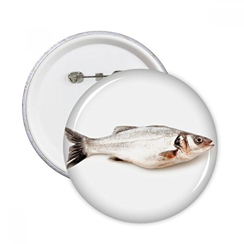 Badge rond poisson Océan Vivant en lot de 5 pièces XL pour customiser vos vêtements
