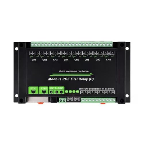 Module Relais Ethernet double port compatible communication en cascade