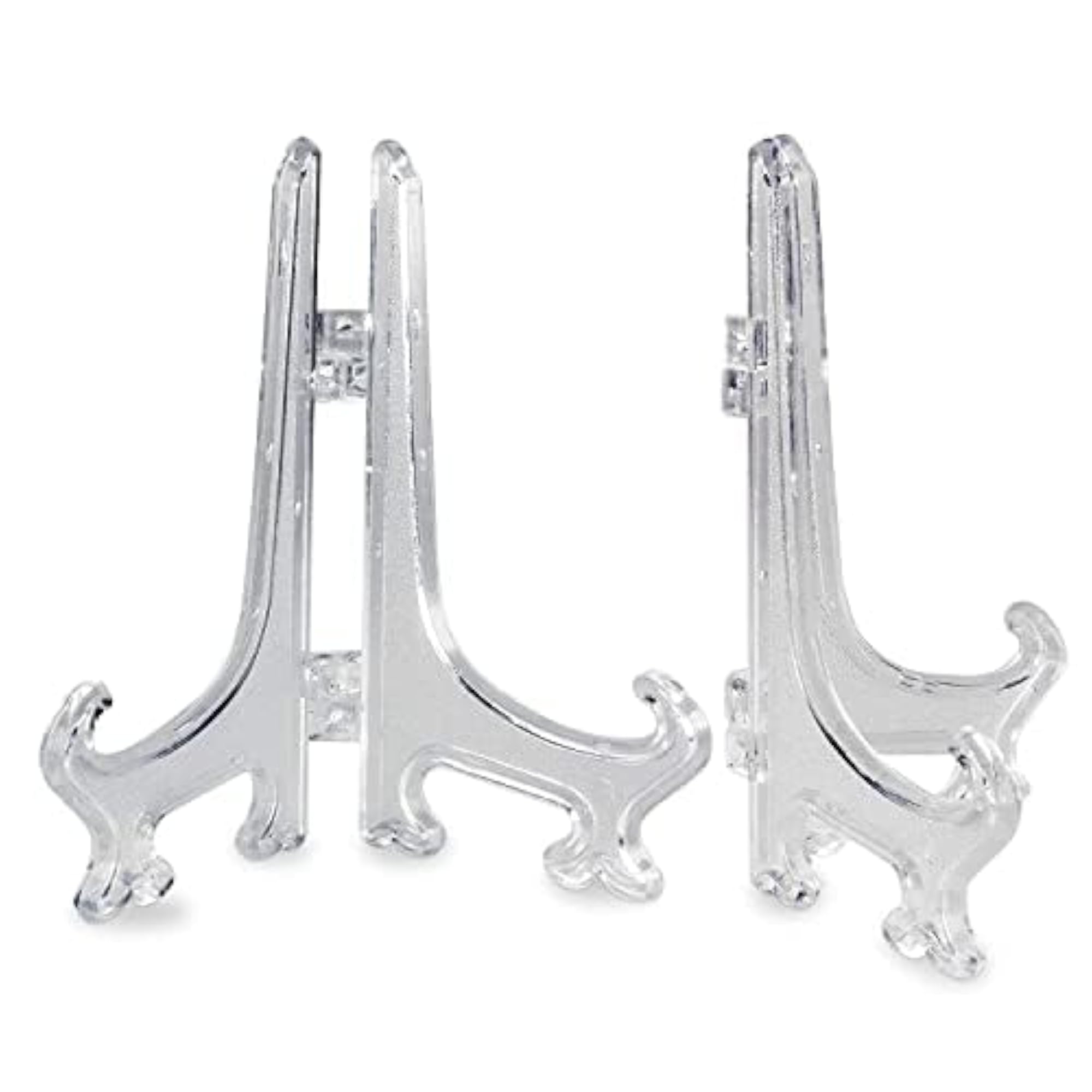 Mini Folding Display Stand, 6 Inch Acrylic - 3pc Set
