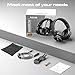 P PUPGSIS Studio Headphones - DJ Headphones - Professional 40kHz Hi-Res Stereo - Wired Recording Headphone Audio Monitors- 1/4 to 3.5mm Audio Jack for Recording/Mixing/Podcast/Guitar/Piano