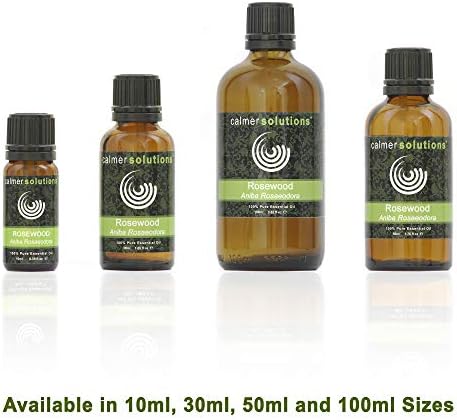 Calmer Solutions Rosewood 100% Pure Essential Aromatherapy Oil 50ml