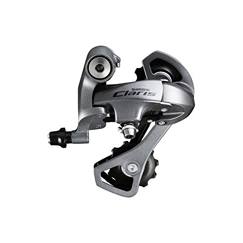 SHIMANO RD-2400 8-Speed Claris Rear Derailleur with SS Short Cage, Silver