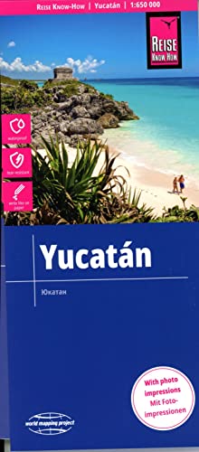 Yucatan 1:650,000 Waterproof Map: (World Mapping Project): Reiß- Und Wasserfest (World Mapping Project)