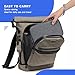 Hard Electronic Organizer Travel Case for MacBook Power Adapter Chargers Cables Power Bank Apple Magic Mouse Apple Pencil USB Flash Disk SD Card Hard Drive Waterproof Shockproof Carrying Case, Grey