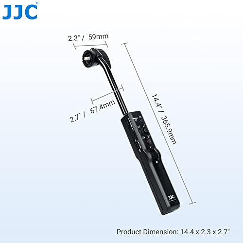 JJC Tripod Stand Pan Bar Remote Controller for Sony Camera Camcorder Cinema Camera with Multi & LANC Terminal on Manfrotto 502AH 502A 504HD 509HD 526 608 504X 526-1 612 Nitrotech N8 & N12 Fluid Head - Image 2