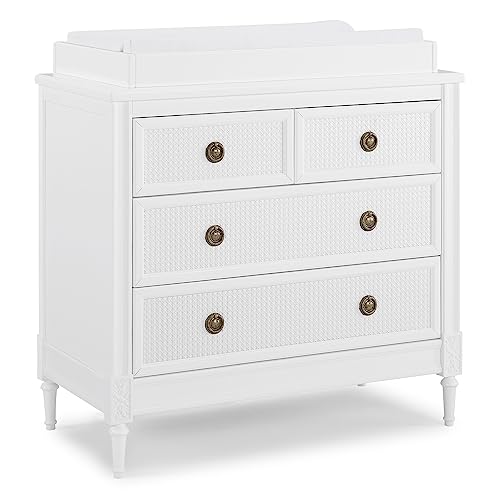 Delta Children Madeline 4 Drawer Dresser with Changing Top and Interlocking Drawers - Greenguard Gold Certified, Bianca White by Delta Children - Image 9