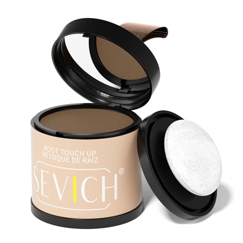 Image of Sevich Hairline Powder 10g, Root Touch Up, Large Capacity, Light Brown