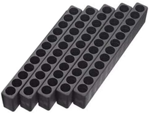 Replacement Part for M.C UK 12/10 Holes Screwdriver Head Storage Case Drill Bit Holder Block 5X - (Type: 12 Holes)