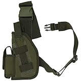 Fox Outdoor Products SAS Tactical Leg Holster, Left, 4', Olive Drab